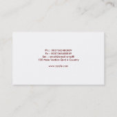 Visitenkarte (Rückseite)