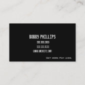 Visitenkarte (Rückseite)