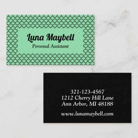 Visitenkarte (Vorne/Hinten)