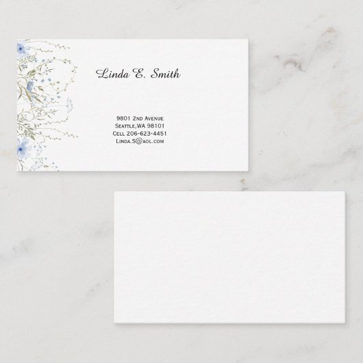 Visitenkarte (Vorne/Hinten)