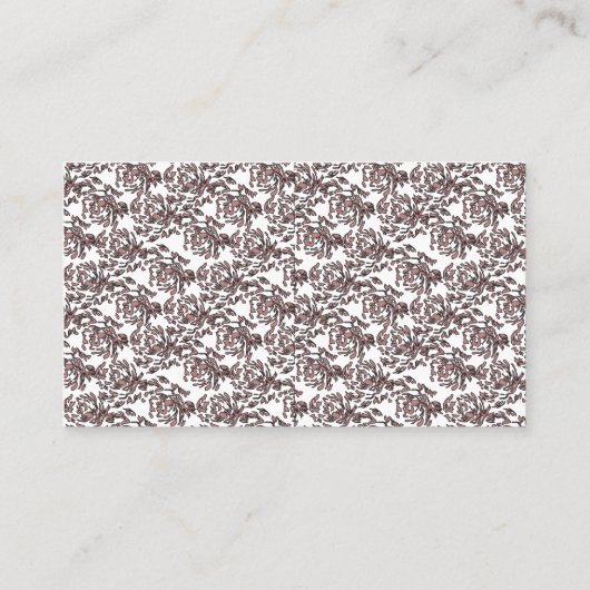 Visitenkarte (Rückseite)