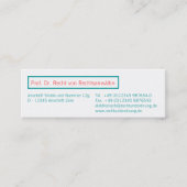 Visitenkarte (Vorderseite)