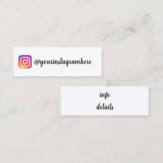 Visitenkarte (Vorne/Hinten)