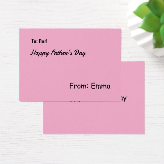 Visitenkarte (Schreibtisch)