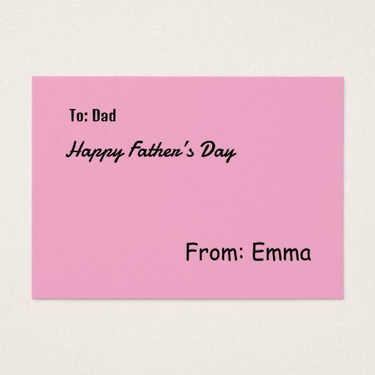 Visitenkarte (Vorderseite)