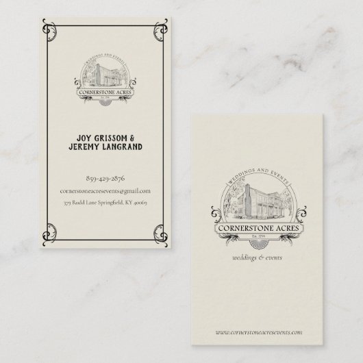 Visitenkarte (Vorne/Hinten)