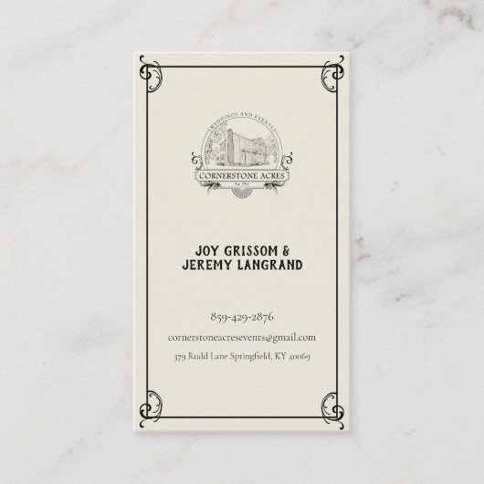 Visitenkarte (Vorderseite)