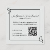 Visitenkarte (Rückseite)