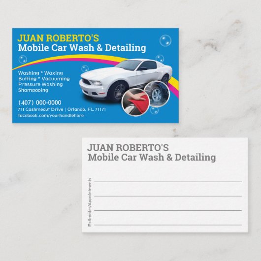 Visitenkarte (Vorne/Hinten)