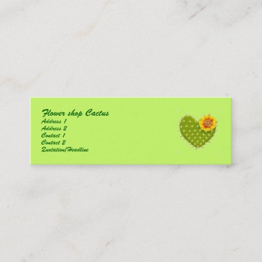 Visitenkarte (Vorderseite)