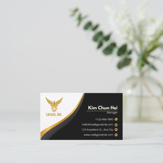 Visitenkarte (Stehend Vorderseite)