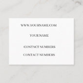 Visitenkarte (Rückseite)