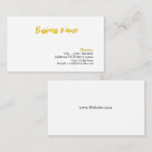 Visitenkarte (Vorne/Hinten)