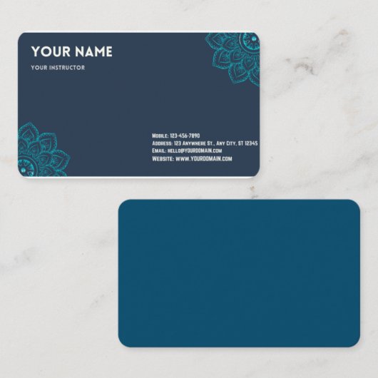 Visitenkarte (Vorne/Hinten)