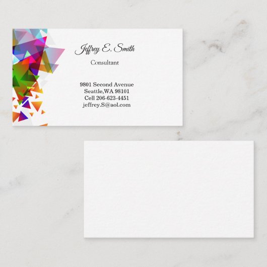 Visitenkarte (Vorne/Hinten)