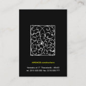 Visitenkarte (Rückseite)