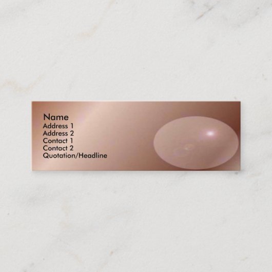 Visitenkarte (Vorderseite)