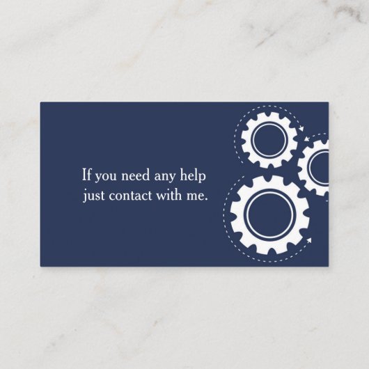 Visitenkarte (Rückseite)