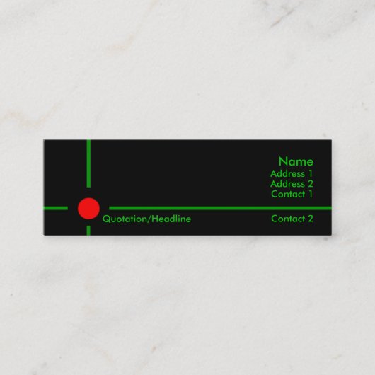 Visitenkarte (Vorderseite)