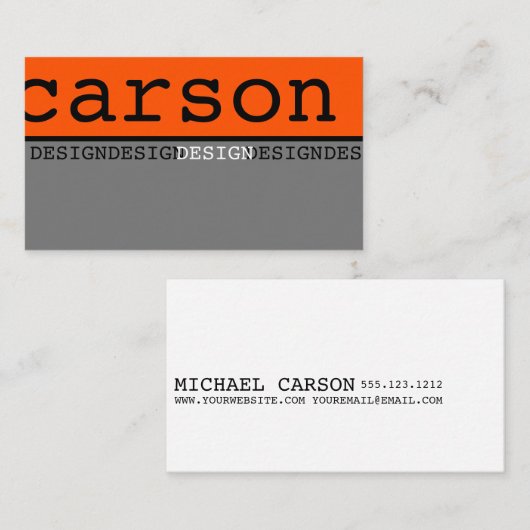 Visitenkarte (Vorne/Hinten)