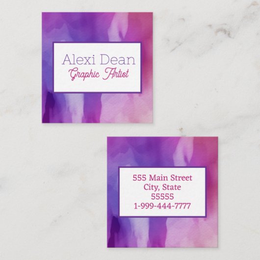 Visitenkarte (Vorne/Hinten)