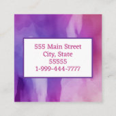 Visitenkarte (Rückseite)