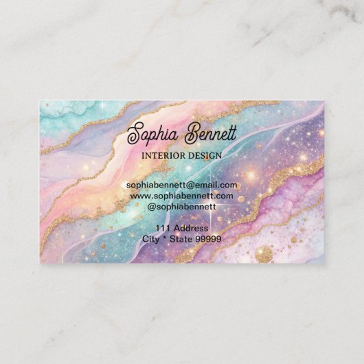 Visitenkarte (Rückseite)