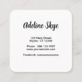 Visitenkarte (Rückseite)