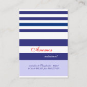 Visitenkarte (Rückseite)