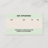 Visitenkarte (Rückseite)