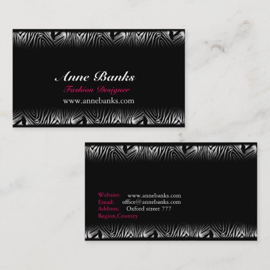 Visitenkarte (Vorne/Hinten)