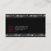 Visitenkarte (Rückseite)