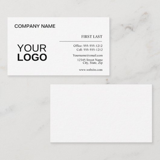 Visitenkarte (Vorne/Hinten)