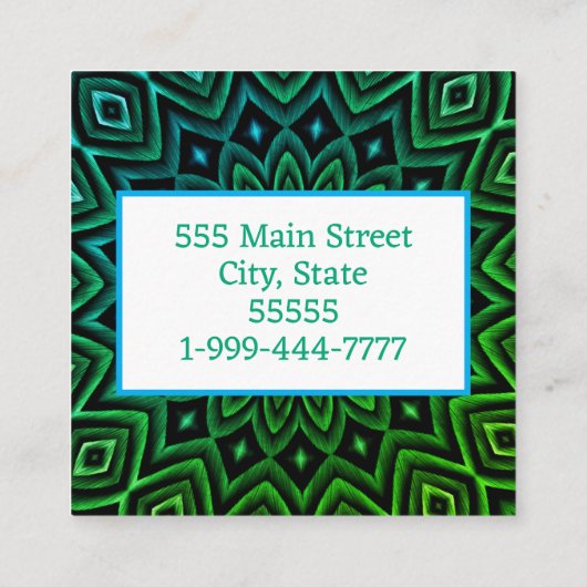 Visitenkarte (Rückseite)