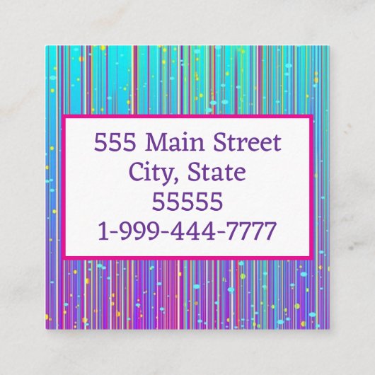 Visitenkarte (Rückseite)