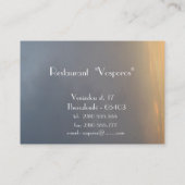 Visitenkarte (Rückseite)