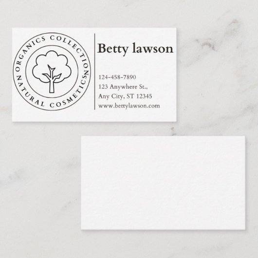 Visitenkarte (Vorne/Hinten)