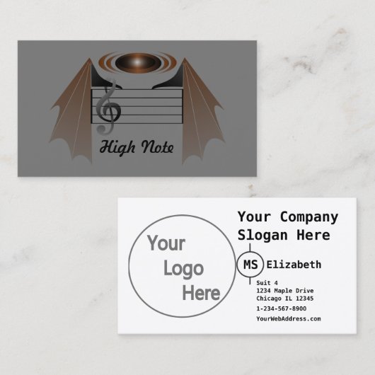 Visitenkarte (Vorne/Hinten)