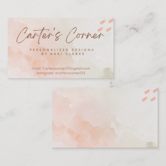 Visitenkarte (Vorne/Hinten)