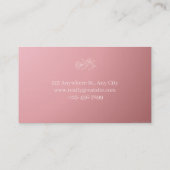 Visitenkarte (Rückseite)