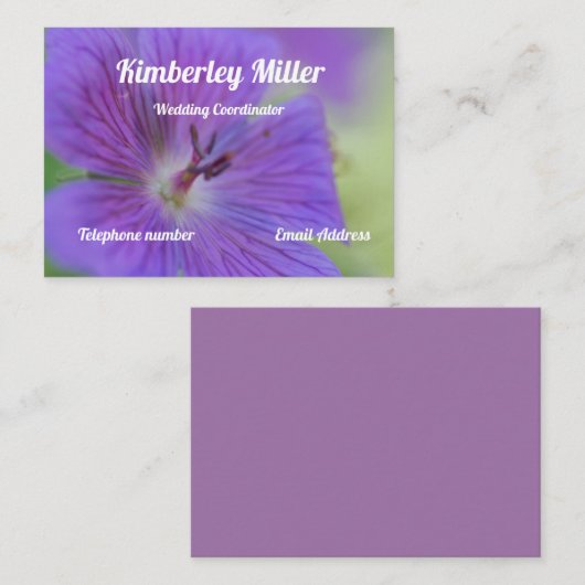 Visitenkarte (Vorne/Hinten)