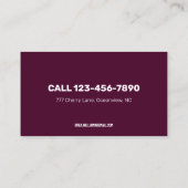 🦴 VISITENKARTE (Rückseite)