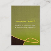 Visitenkarte (Rückseite)