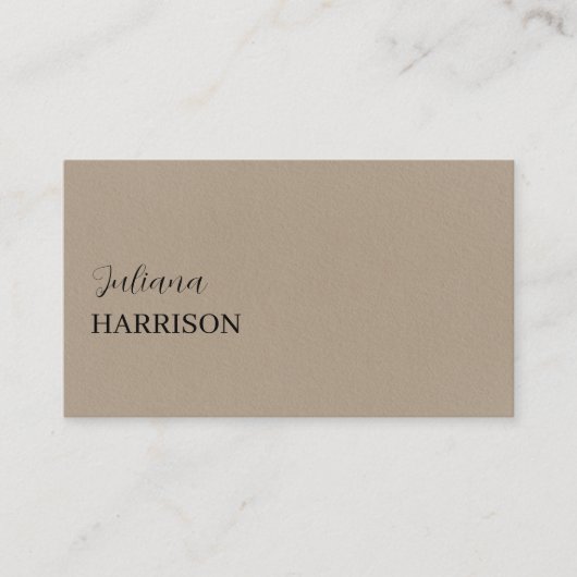 Visitenkarte (Vorderseite)