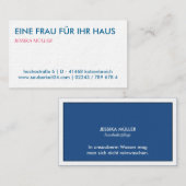 Visitenkarte (Vorne/Hinten)