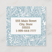 Visitenkarte (Rückseite)