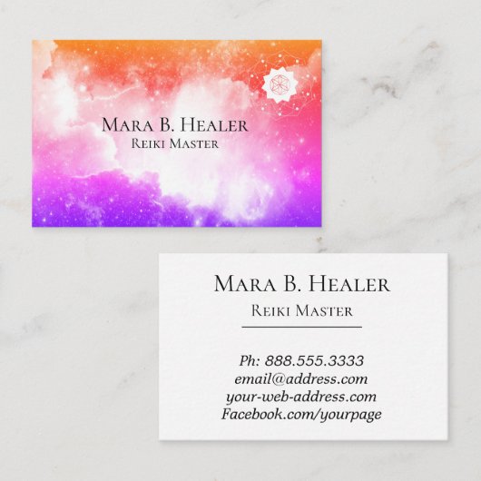 *~* VISITENKARTE (Vorne/Hinten)