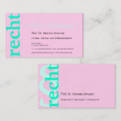 Visitenkarte (Vorne/Hinten)