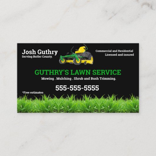 Visitenkarte (Vorderseite)