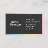 Visitenkarte (Rückseite)